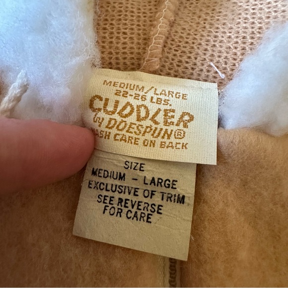 VTG 70s Retro Cuddler Teddy Bear Baby Onesie - Picture 4 of 7